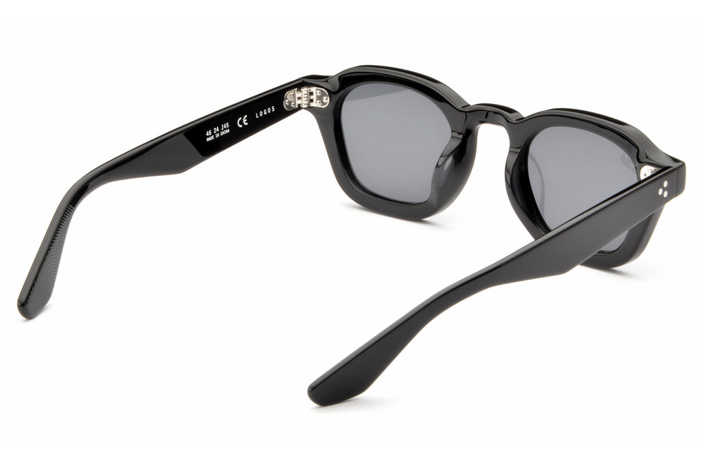 AKILA® Eyewear - Logos Sunglasses Black w/ Black Lenses