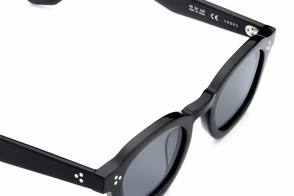 AKILA® Eyewear - Logos Sunglasses Black w/ Black Lenses