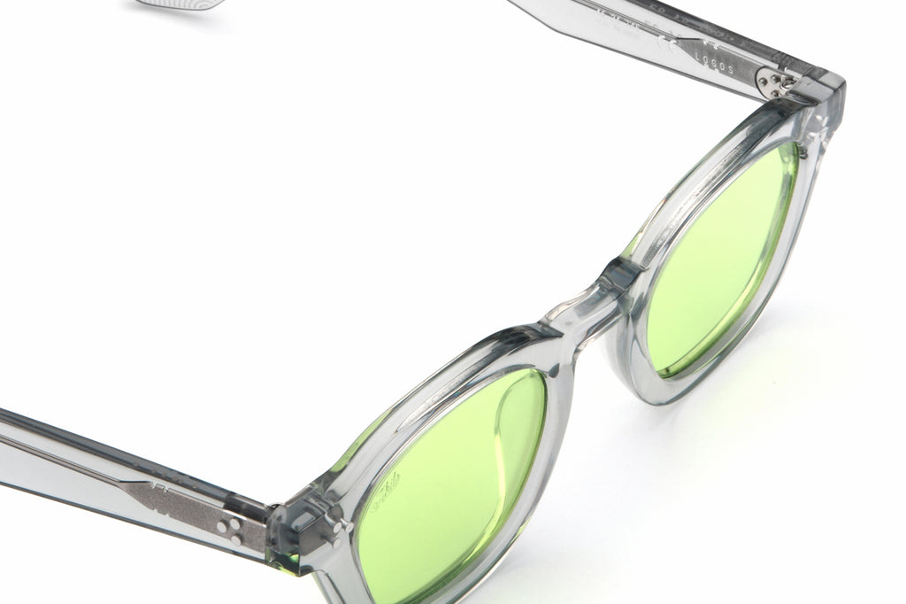 AKILA® Eyewear - Logos Sunglasses Cement w/ Apple Green Lenses