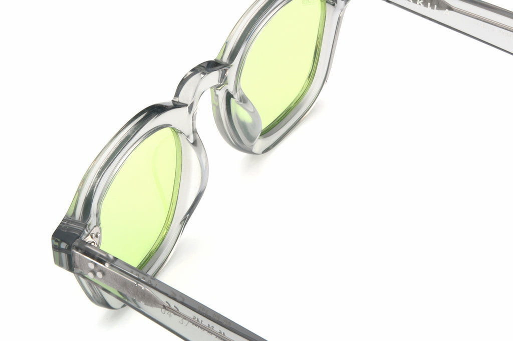 AKILA® Eyewear - Logos Sunglasses Cement w/ Apple Green Lenses