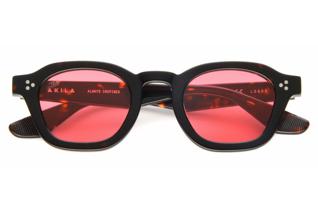 AKILA® Eyewear - Logos Sunglasses Tortoise w/ Rose Lenses