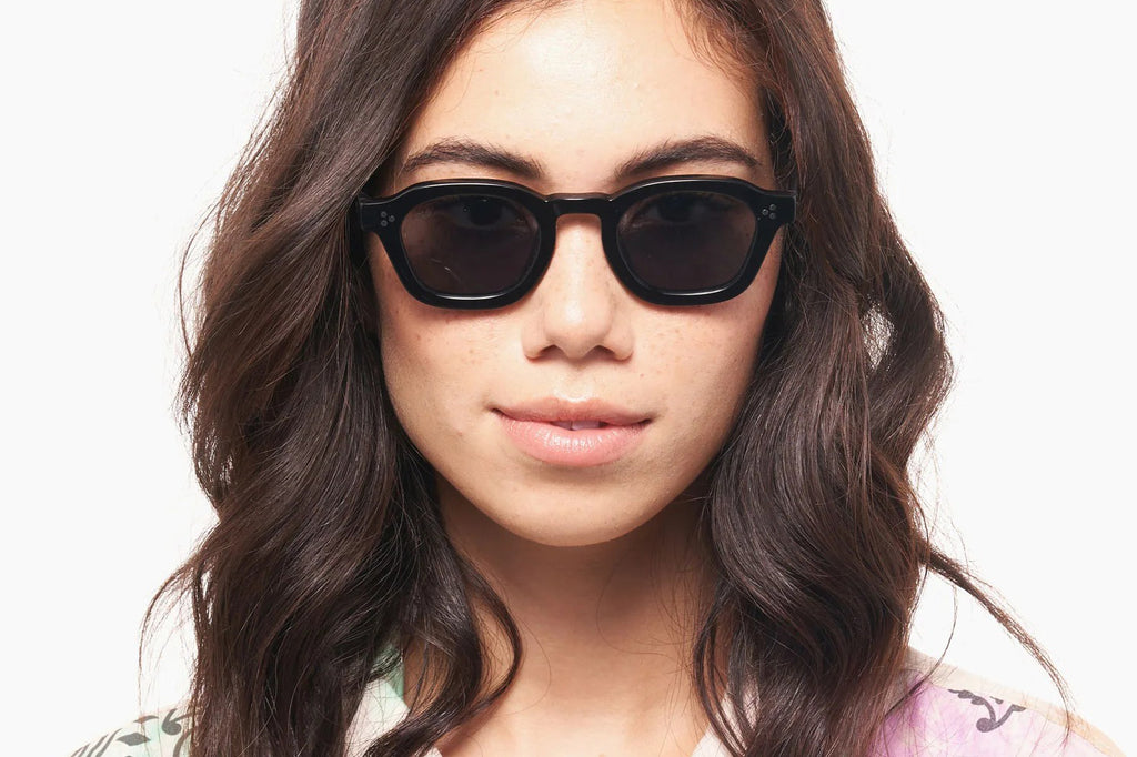 AKILA® Eyewear - Logos Sunglasses Black w/ Black Lenses