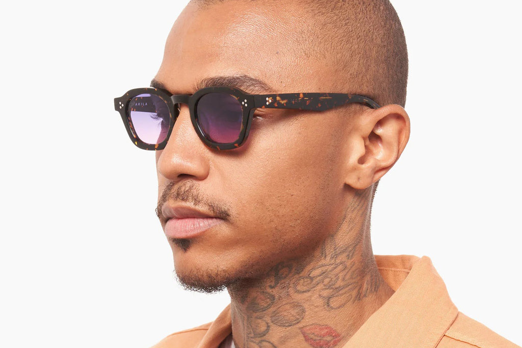 AKILA® Eyewear - Logos Sunglasses Tokyo Tortoise w/ Sunset Lenses