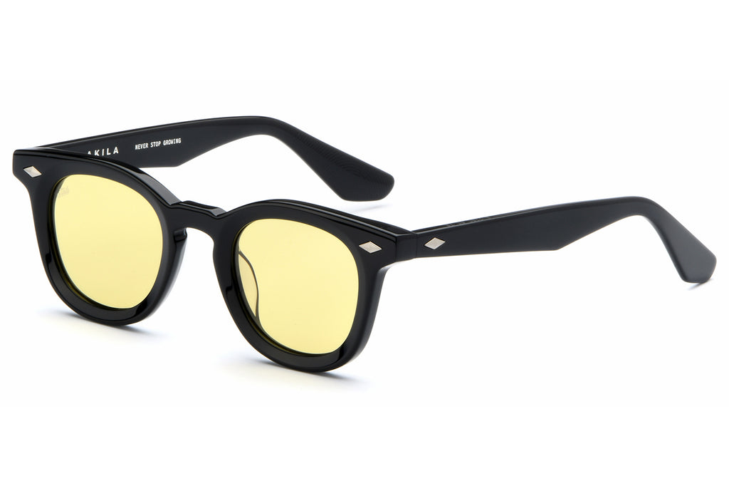 AKILA® Eyewear - Luna Sunglasses Black w/ Yellow Lenses