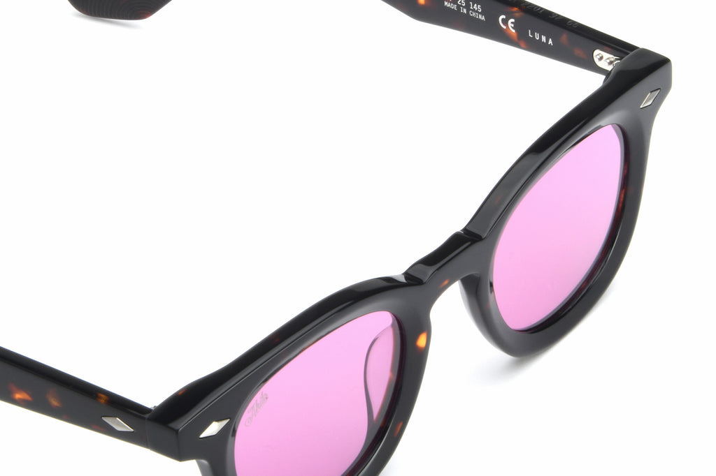 AKILA® Eyewear - Luna Sunglasses Dark Tortoise w/ Magenta Lenses