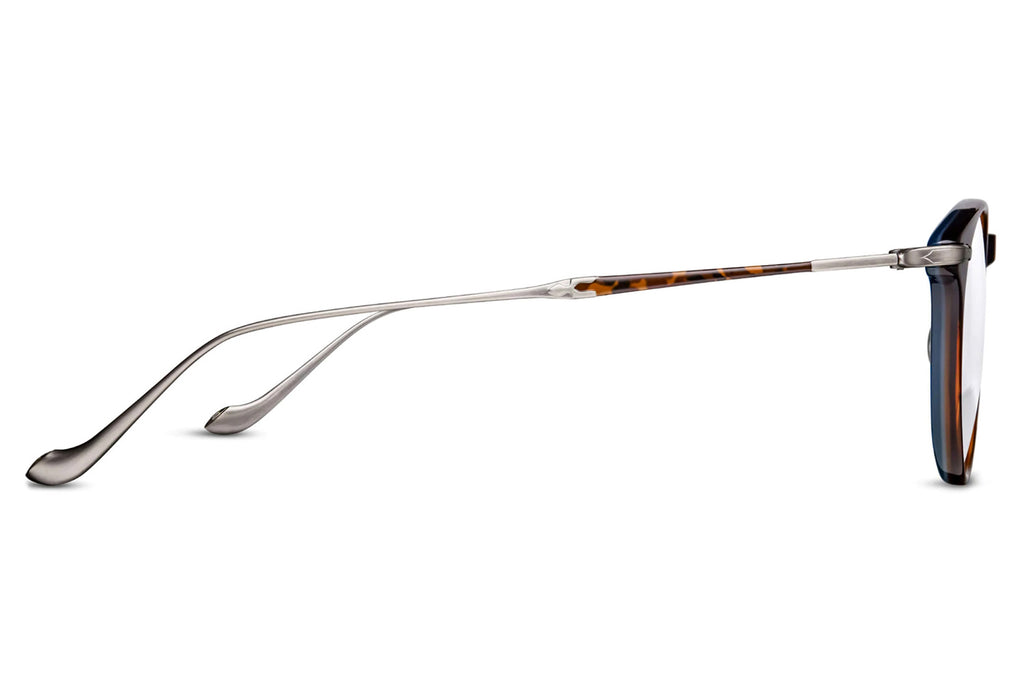 Matsuda - M2056 Eyeglasses Demi Brown Navy/Antique Silver