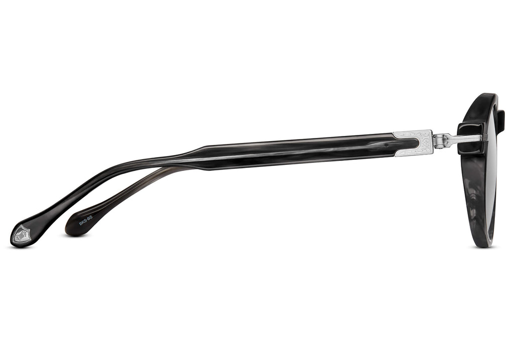 Matsuda - M2050 Sunglasses Black Stripe / Brushed Silver