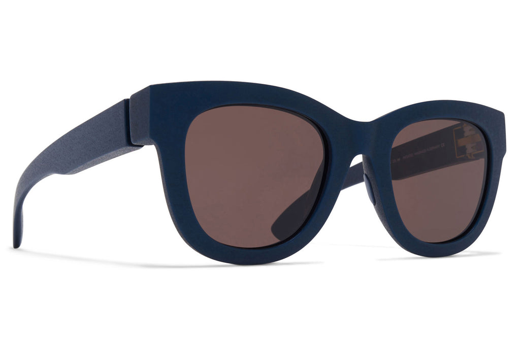 MYKITA Mylon - Dew Sunglasses MD34 - Indigo with Brown Solid Lenses