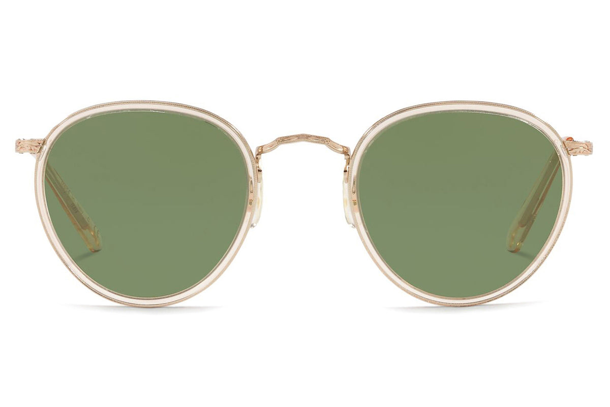 OLIVER PEOPLES サングラス メタルフレーム ゴールド グリーン Oliver Peoples® - MP-2 (OV1104S) | Round Metal Sunglasses