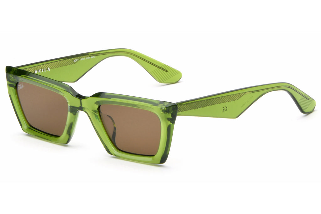 AKILA® Eyewear - Paradox Sunglasses Emerald w/ Brown Lenses
