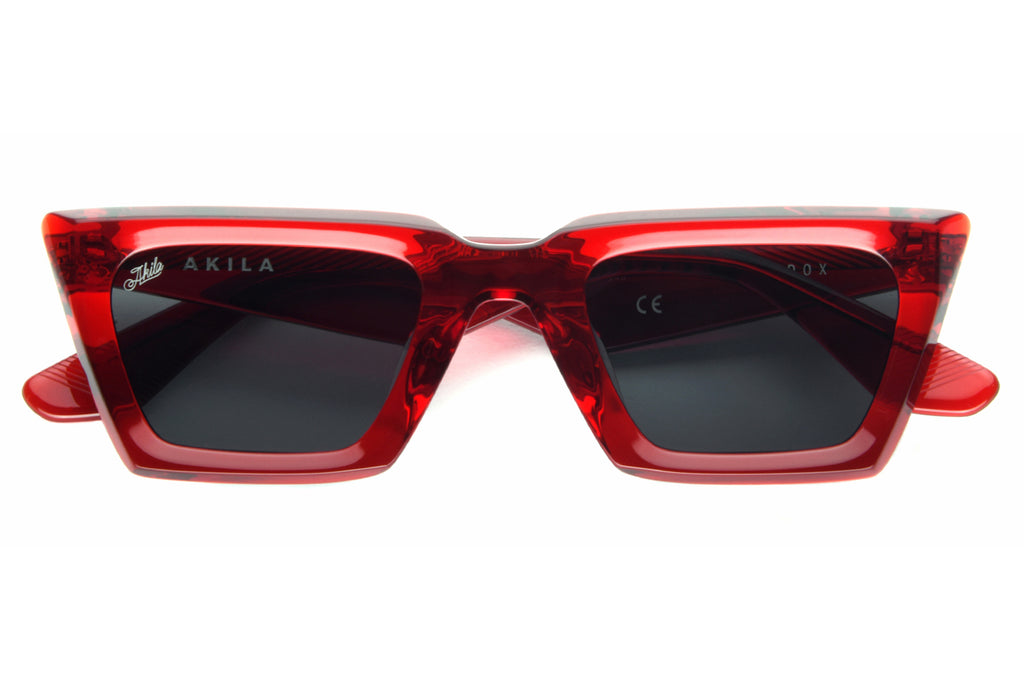 AKILA® Eyewear - Paradox Sunglasses Ruby w/ Black Lenses