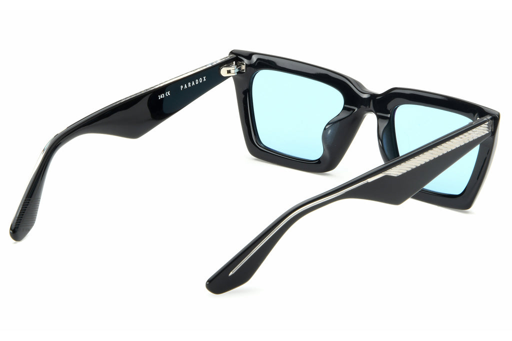 AKILA® Eyewear - Paradox Sunglasses Black w/ Teal Lenses