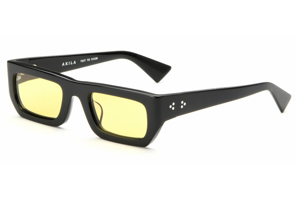 AKILA® Eyewear - Polaris Sunglasses Black w/ Yellow Lenses