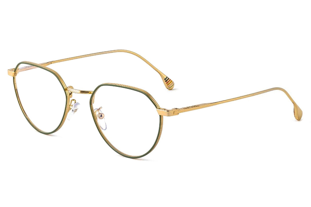 Paul Smith - Fisher Eyeglasses Shiny Gold/Green