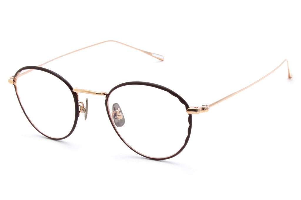 Yuichi Toyama - Abby (U-117) Eyeglasses Pink Gold/Brown