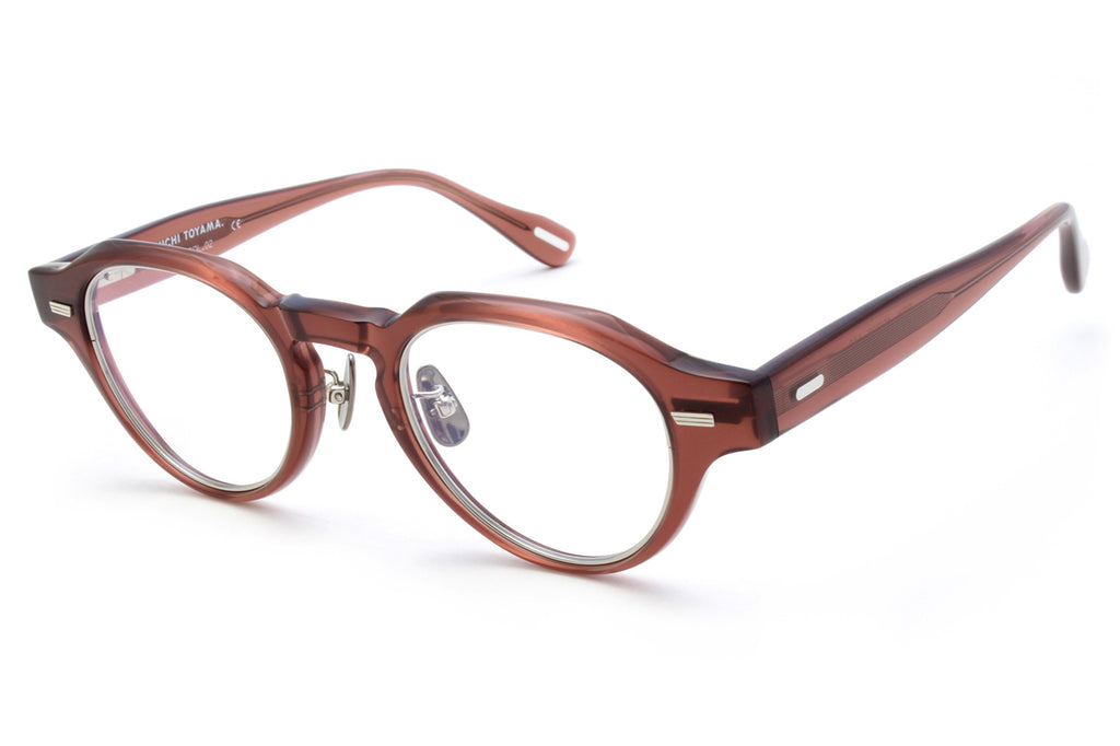 Yuichi Toyama - DFW (U-129) Eyeglasses Red Brown/Silver