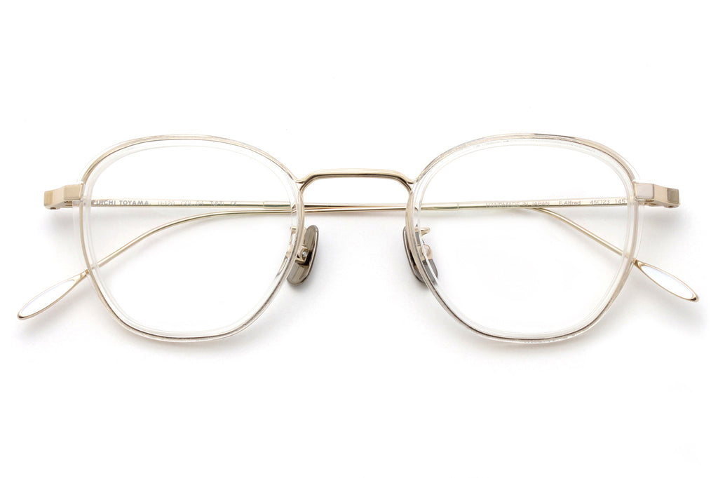 Yuichi Toyama - Alfred (U-120) Eyeglasses White Gold/Clear