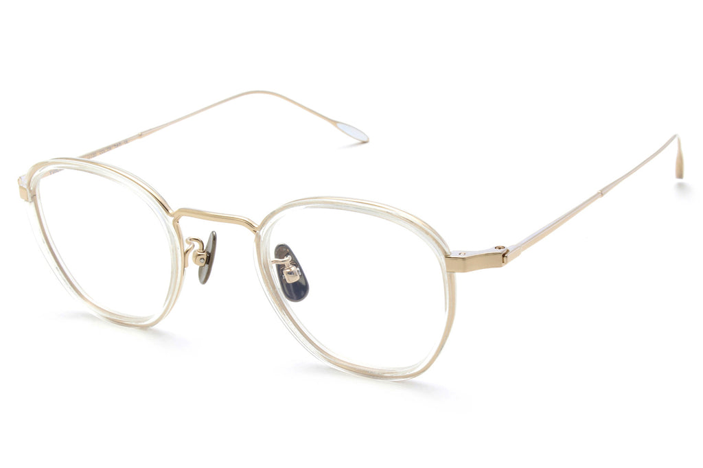 Yuichi Toyama - Alfred (U-120) Eyeglasses White Gold/Clear