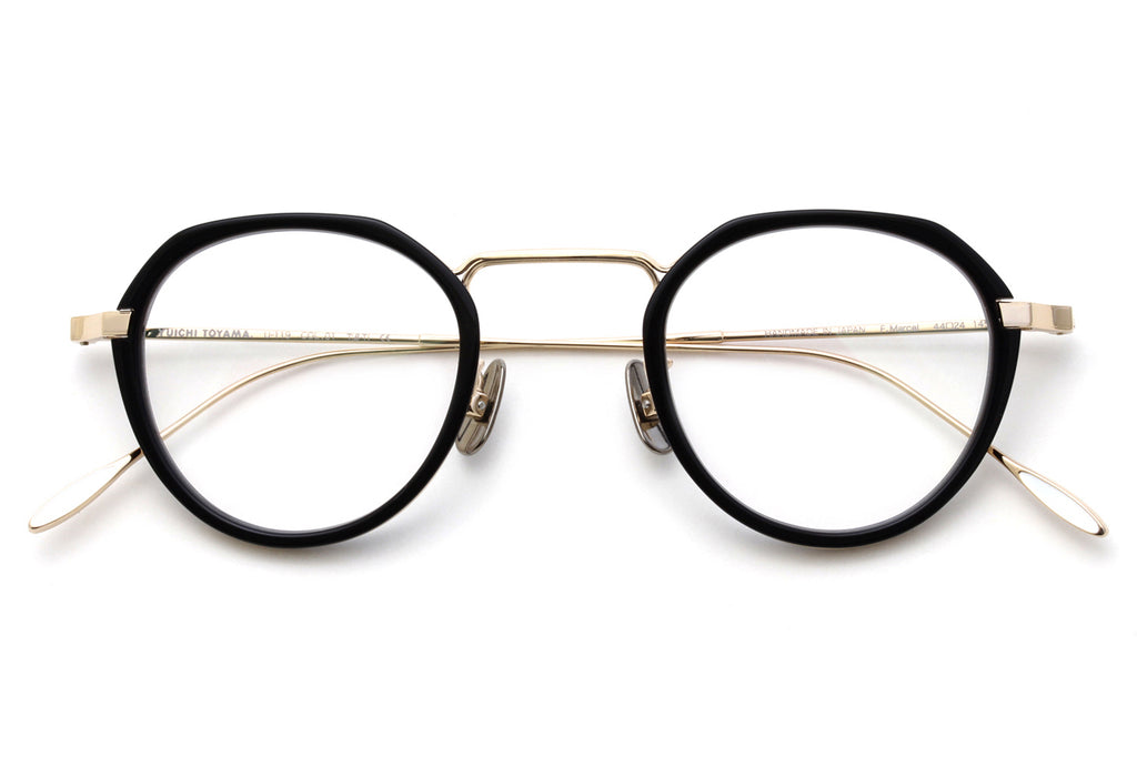 Yuichi Toyama - Marcel (U-119) Eyeglasses White Gold/Black