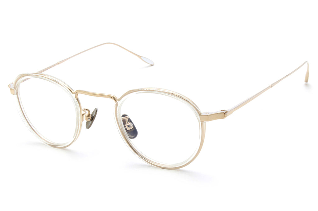 Yuichi Toyama - Marcel (U-119) Eyeglasses White Gold/Clear