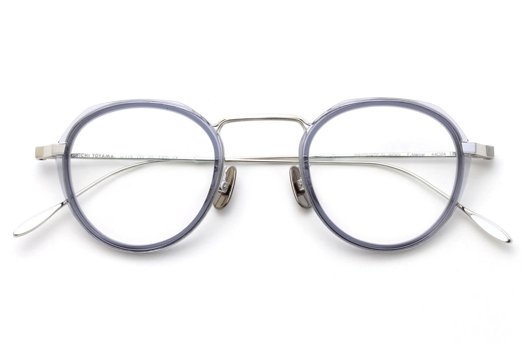 Yuichi Toyama - Marcel (U-119) Eyeglasses Silver/Clear Gray