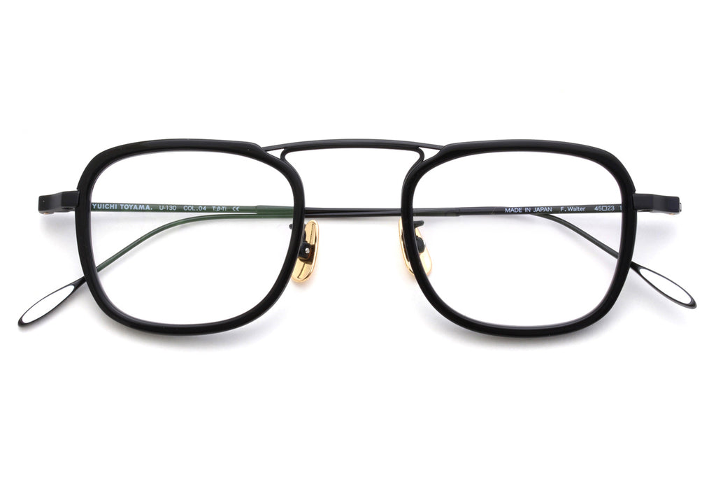 Yuichi Toyama - F.Walter (U-130) Eyeglasses Matte Black/Black