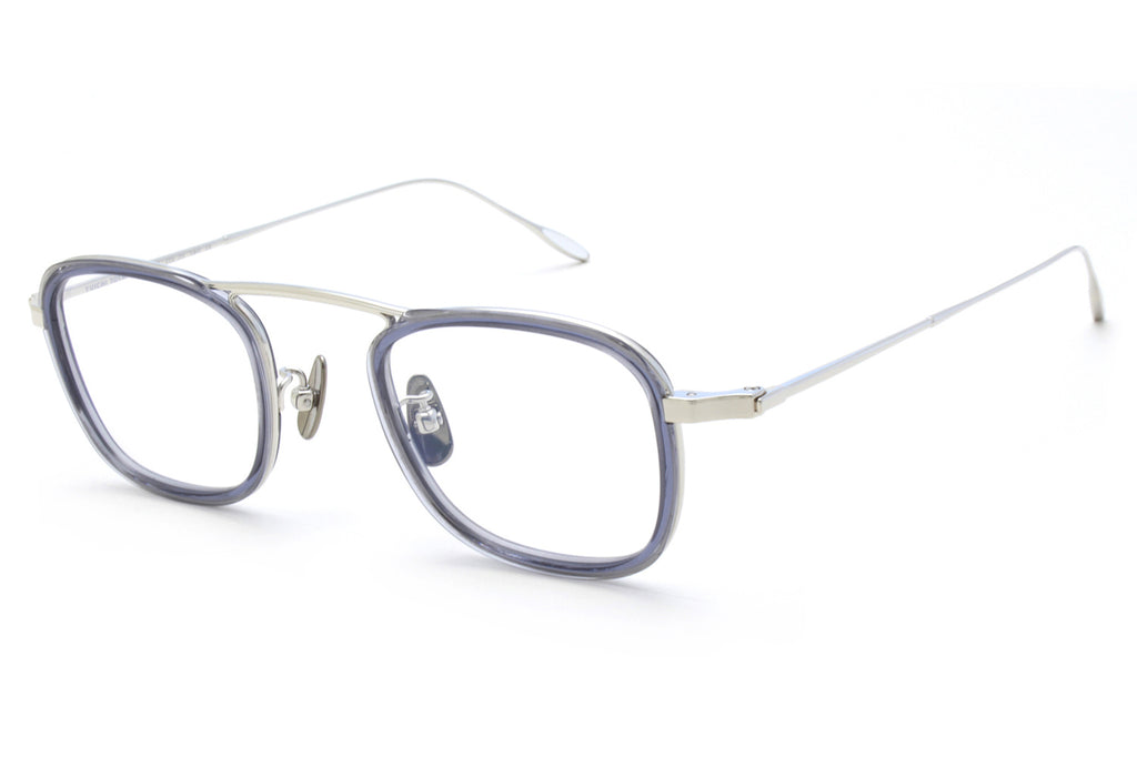 Yuichi Toyama - F.Walter (U-130) Eyeglasses Silver/Clear Gray