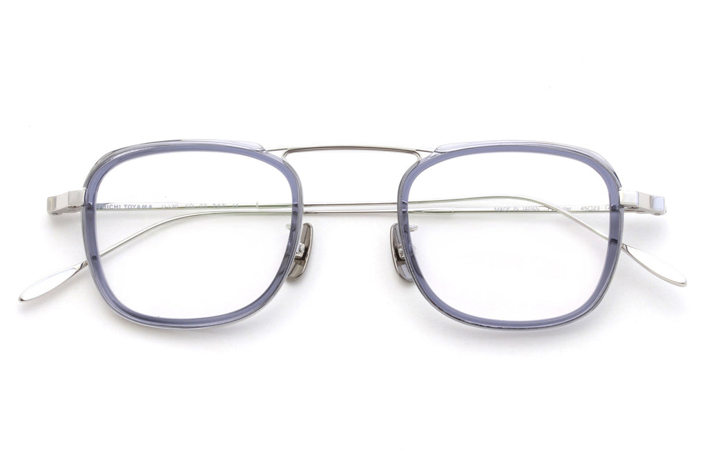 Yuichi Toyama - F.Walter (U-130) Eyeglasses Silver/Clear Gray