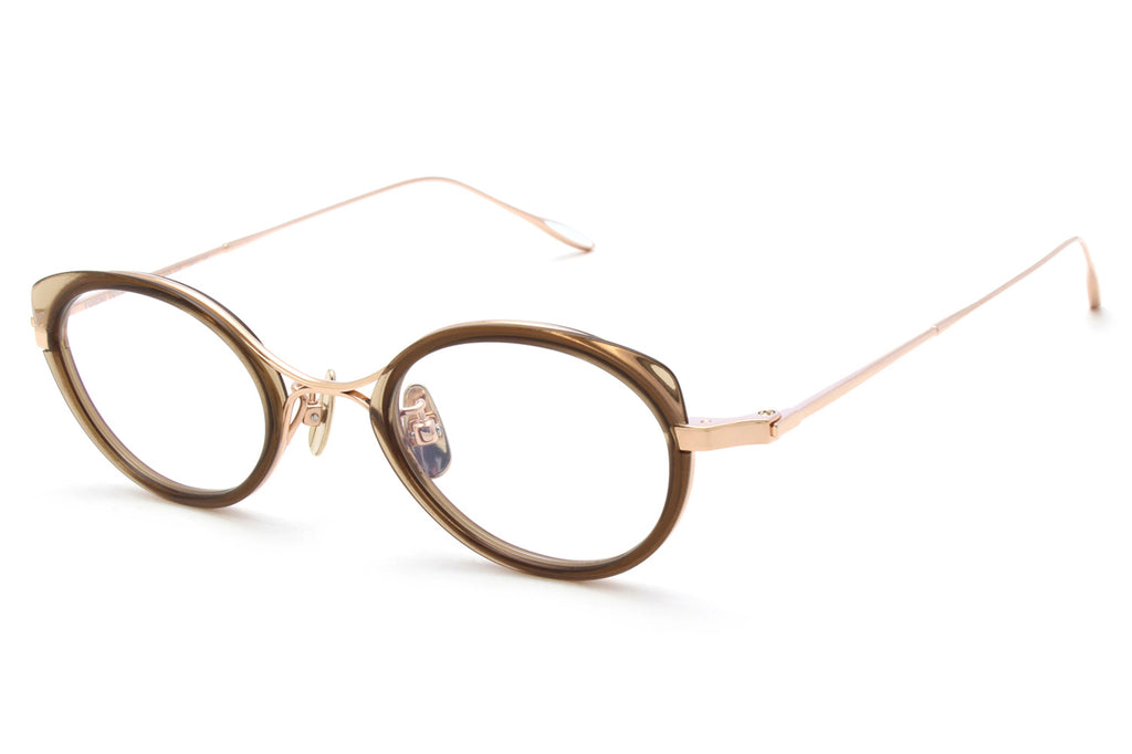 Yuichi Toyama - F.Wassily (U-112) Eyeglasses Pink Gold/Clear Brown