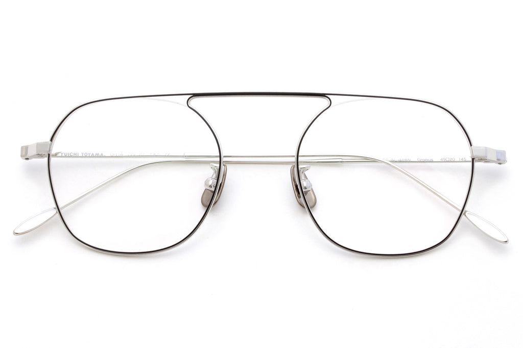 Yuichi Toyama - Gropius (U-116) Eyeglasses Silver/Black