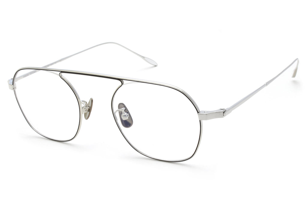 Yuichi Toyama - Gropius (U-116) Eyeglasses Silver/Black
