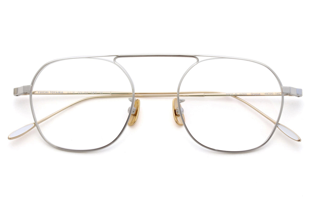 Yuichi Toyama - Gropius (U-116) Eyeglasses Silver/White Gold