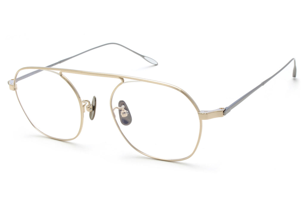 Yuichi Toyama - Gropius (U-116) Eyeglasses White Gold/Metal Gray