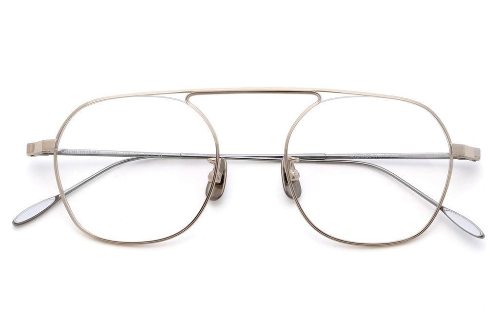 Yuichi Toyama - Gropius (U-116) Eyeglasses White Gold/Metal Gray