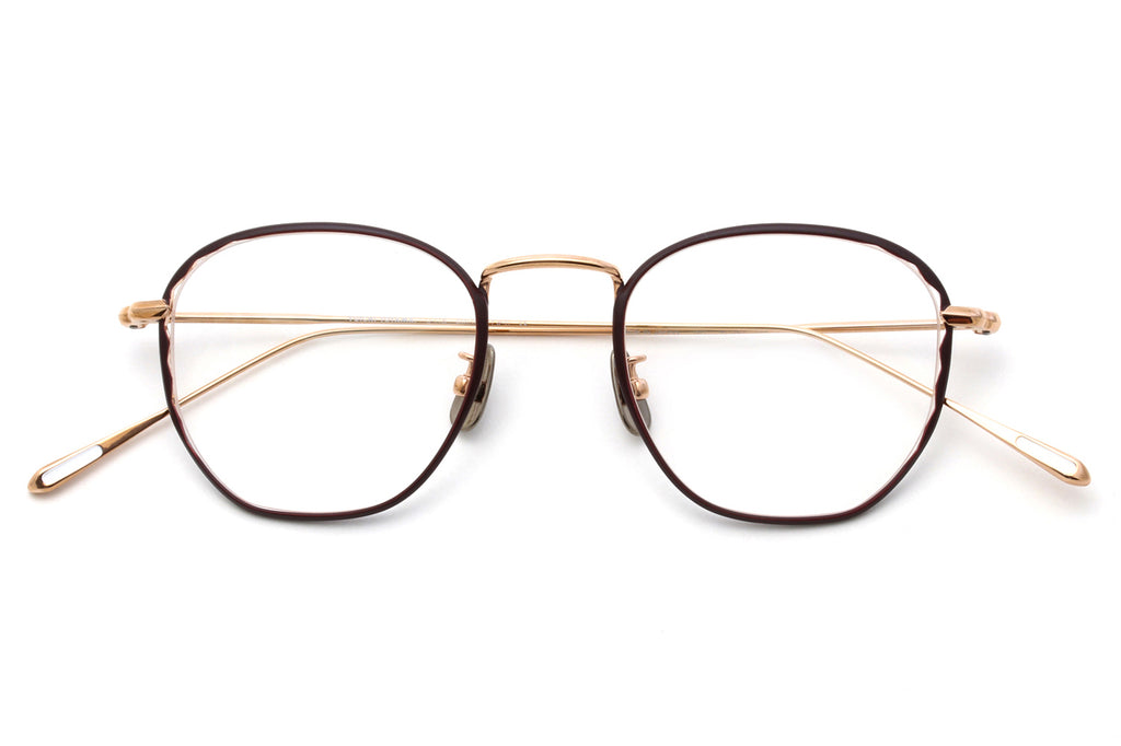 Yuichi Toyama - Telly (U-118) Eyeglasses Pink Gold/Brown