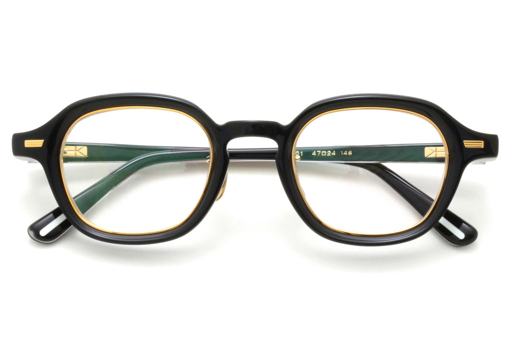 Yuichi Toyama : 5 - Beacon Eyeglasses Black/Gold