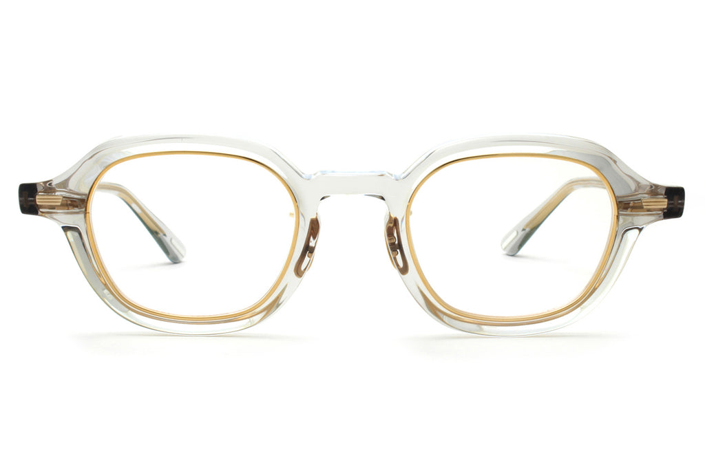 Yuichi Toyama : 5 - Beacon Eyeglasses Clear Gray/Gold