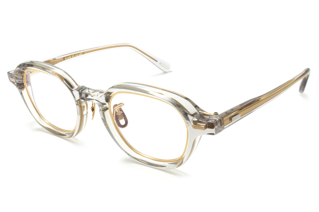 Yuichi Toyama : 5 - Beacon Eyeglasses Clear Gray/Gold