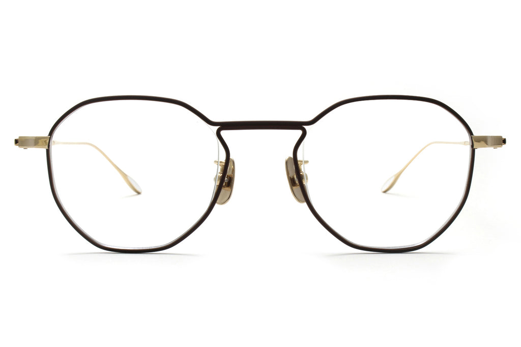 Yuichi Toyama - Herbert (U-108) Eyeglasses Black/White Gold