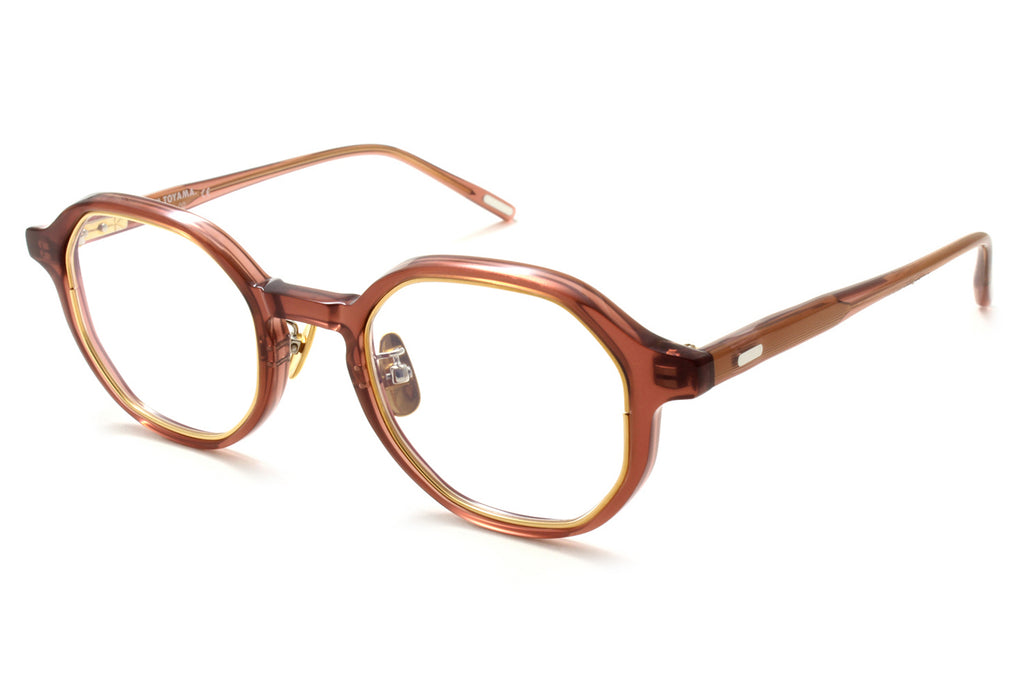 Yuichi Toyama - AMS (U-114) Eyeglasses Red Brown/Gold