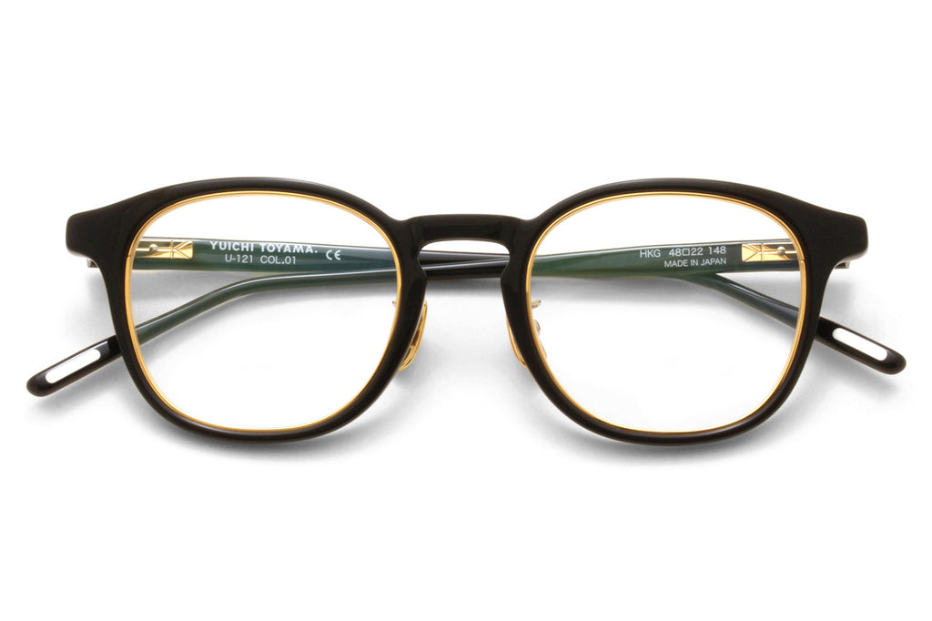 Yuichi Toyama - HKG (U-121) Eyeglasses Black/Gold