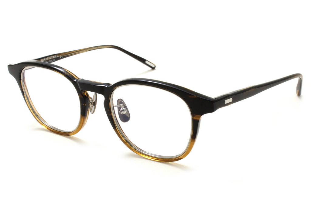 Yuichi Toyama - HKG (U-121) Eyeglasses Brown Half/Silver