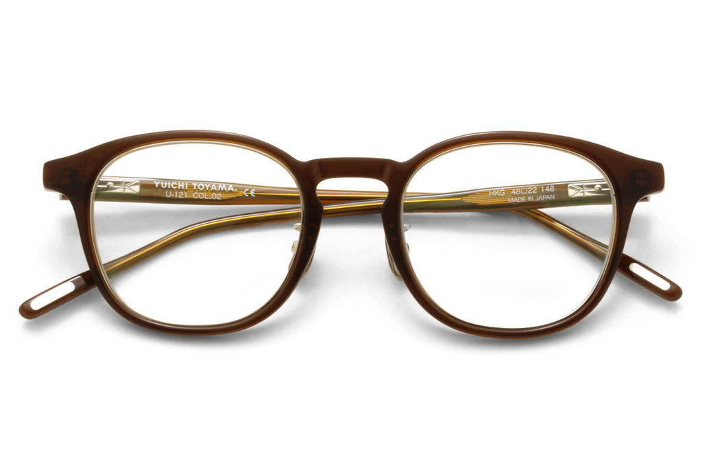 Yuichi Toyama - HKG (U-121) Eyeglasses Brown/Silver