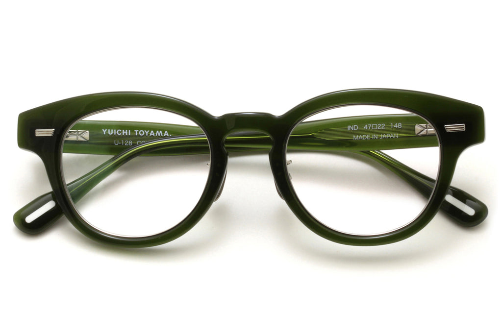 Yuichi Toyama - IND (U-128) Eyeglasses Dark Green/Silver