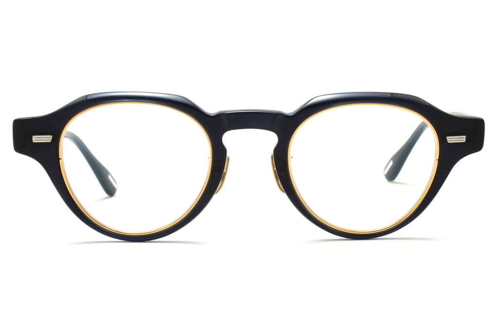 Yuichi Toyama - DFW (U-129) Eyeglasses Dark Blue/Gold