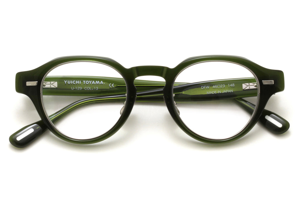 Yuichi Toyama - DFW (U-129) Eyeglasses Dark Green/Gold