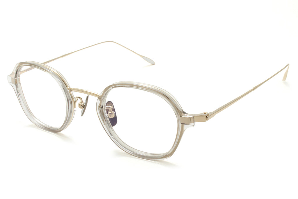 Yuichi Toyama - F. Marianne (U-131) Eyeglasses White Gold/Clear Gray