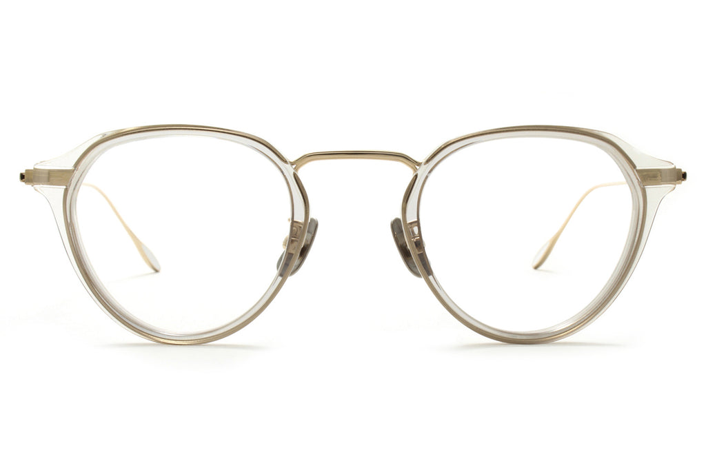 Yuichi Toyama - F. Joost (U-132) Eyeglasses White Gold/Clear Gray