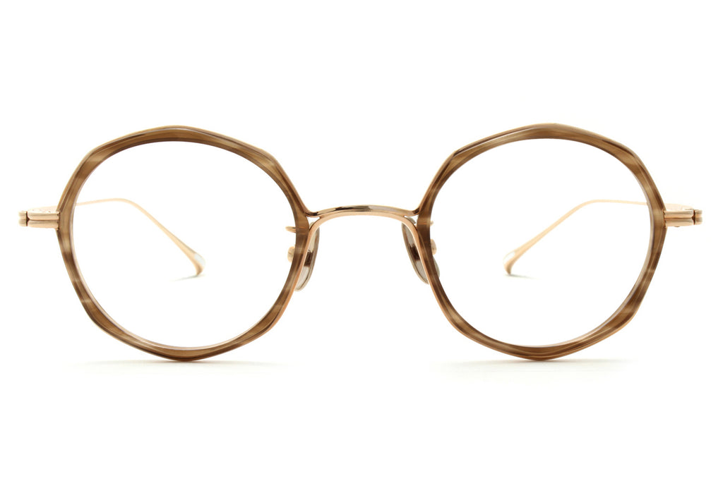 Yuichi Toyama - F. Brandt (U-135) Eyeglasses Beige Sasa/Rose Gold