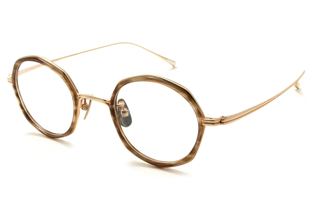 Yuichi Toyama - F. Brandt (U-135) Eyeglasses Beige Sasa/Rose Gold